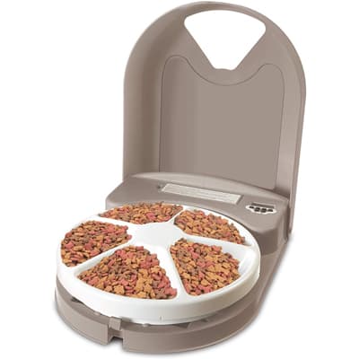 Petsafe Dog And Cat Dispenser Five Meal With Digital Clock