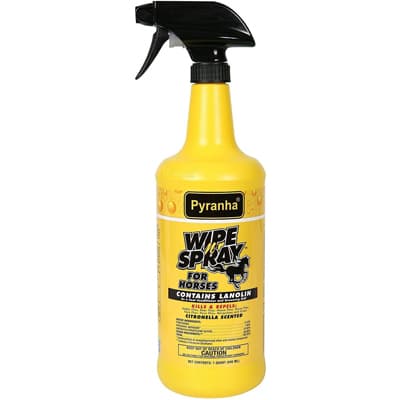 Pyranha Wipe N spray - Best Horse Fly Sprays