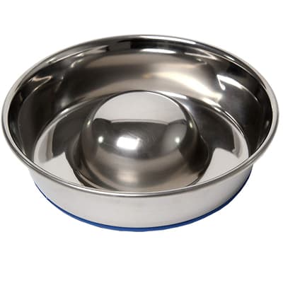 Durapet Slow Feed Premium Stainless Steel Dog Bowl
