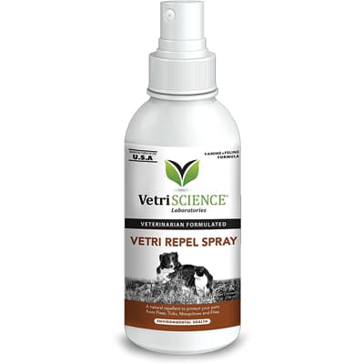 VetriScience Laboratories Vetri Repel Spray- Best Flea Sprays for Cats