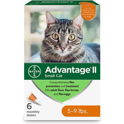 Bayer Advantage II Flea Prevention for Small Cats