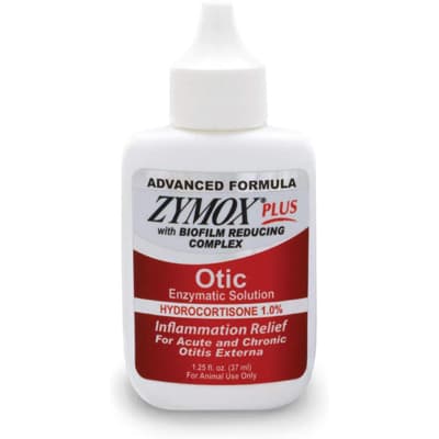 Zymox Advanced Formula Otic plus Ear Solution for Dogs and Cats - Best Cat Ear Cleaners