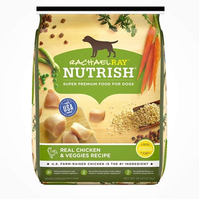 Rachael RayNutrish Chicken and Veggies Dry Dog Food - Best Dry Foods for Dogs