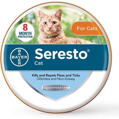 Bayer Seresto Flea and Tick Collar for Cats