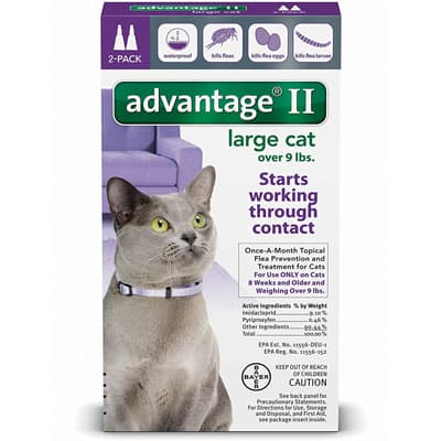 Advantage II Flea Control Large Cat - Best Cat Flea Treatments
