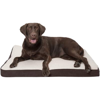 Furhaven – Traditional Orthopedic Rectangular Mattress Dog Bed