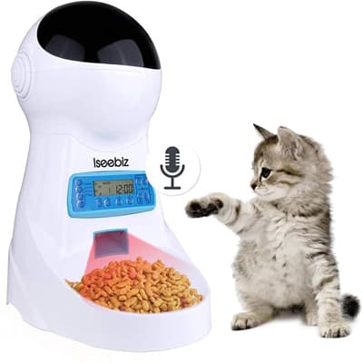 Iseebiz Automatic Cat Feeder - Best Automatic Cat Feeders