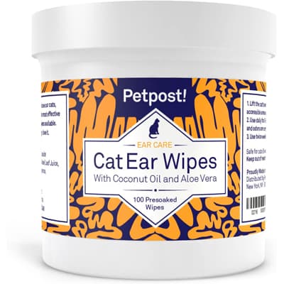 Pet Post Pet Ear Cleaner Wipes for Dogs and Cats