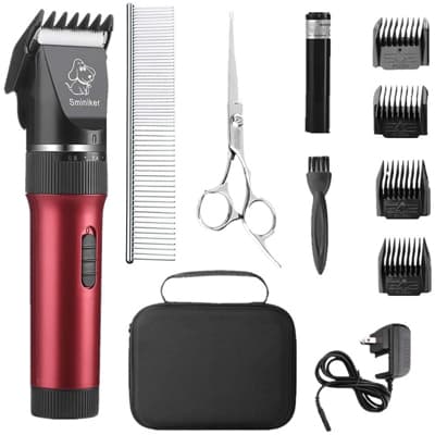 Sminiker Cordless Professional Pet Grooming Clippers