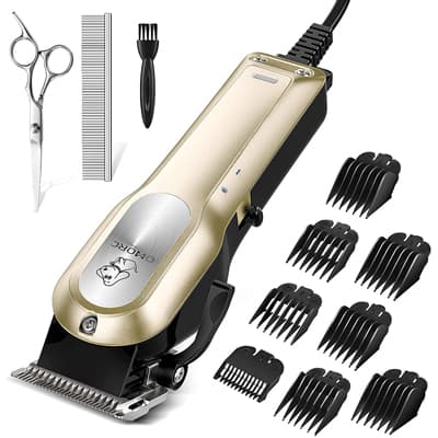 OMORC Dog Clippers Professional Heavy Duty Grooming Kit